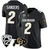 Shedeur Sanders 2023 Colorado Buffaloes Maillots de football 12 Travis Hunter 1 Cormani McClain 13 Sav'ell Smalls 22 Demouy Kennedy 38 Brendan Gant 4 Travis Jay 3 Edwards