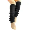 Women Socks Lace Trim Cable Knit Casual Warm Boots Shoe Sleeves Autumn And Winter Button Decoration Heap Boot Covers