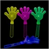 Led Rave Toy Light Up Hand Batacchio Concerto Party Bar Forniture Novità Lampeggiante S Palm Slapper Bambini Giocattoli elettronici di consegna a goccia Gif Dhvr8