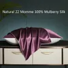 Bathing Tubs Seats Natural 22 Momme 100 Mulberry Silk satin multicolor pillowcases pillow cases Envelope Clre standard queen king 4874cm 230915