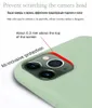 Slim Matte Liquid Silicone Cover Case For iPhone 14 13 12 11 Pro Max TPU Anti-fall Protective Case