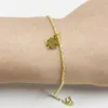 Bracelet simple en argent S925 avec étoile de ciel complet en or et argent avec miroir, pendentif trèfle à quatre feuilles, bracelet de personnalité quotidienne pour femmes