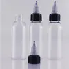 E Cig Plastic Dropper Bottles With Twist Off Caps 30ml 50ml 60ml 100ml 120ml Pen Shape Unicorn Bottle Empty Pet Bottles For E-Liquid Jomvm