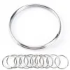 Portachiavi 50 100 pz Portachiavi Split Ring 25mm Anelli Portachiavi Argolas Para Chaveiro Accessori Per Chiave Porte Cle Parts274L