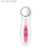 Beauty Equipment Vibration Massage Face Ultrasonic Hine Usb Rechargeable Blue Red Lights Acne Remove Beauty Device for Anti Aging Care 686