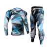 Survêtements pour hommes Camouflage Survêtement Hommes Compression Vêtements Fitness Chemise Hommes Manches Longues Collants Tshirt Leggings Kit Vente XXXL 230915