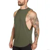 2019 nova moda roupas de ginástica para homens treino singlet musculação regata em torno do pescoço masculino colete de fitness muscular sem mangas shirt223z