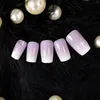 Faux Ongles Presse Sur Blanc Rose Dégradé Français Faux Ongles Moyen Cercueil Colle Brillante Cadeau Pour Filles Femmes Rencontres 24 Pièces