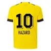 2023 2024 Hazard męskie koszulki piłkarskie koszulka pucharowa 22 23 Reus Haaland Brandt Kamara Home Yellow Away 3. koszulka piłkarska Guerreiro krótkie mundury z krótkim rękawem