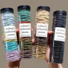 100pcs/lot Hair bands Solid Color Elastic Rubber Band Hair band Headband Scrunchie Hair Accessories for hair