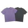 Erkek Tişörtleri Cavempt Overye CE Nakış Batik Yıkanmış ve Yıpranmış Kısa Kollu Erkekler Kadınlar Basit Gevşek Tişört