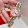 Montre femme Top marque 28mm montres-bracelets de créateur montres pour femmes en diamant pour la Saint-Valentin Noël cadeau de la fête des mères horloge en acier inoxydable