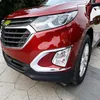 Alta qualidade ABS cromado 2pcs farol de neblina dianteiro do carro decoração guarnição 2pcs tampa de acabamento da lâmpada de neblina traseira para Chevrolet Equinox 2017-20182540