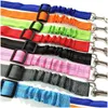 Dog Collars Leashes Pet Safety Vehicle Car Seat Belt Elastic Reflective Seatbelt Harness Lead Leash Clip Levert Dh9485 Drop Delivery H Dh7Iv