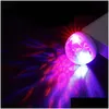 Lumières décoratives Voiture USB LED Party Stage Effet Karaoké Atmosphère Lampe 4W 5V Portable Dj Disco Ball Colorf Téléphone Lumière Musique Pour V Dhcq0