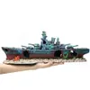 47x9 5x12cm Donanma Savaş Gemisi Batttle Gemi Reçine Teknesi Akauryum Tank Balık Dekorasyon Süslemesi Su Altındaki Harabe Enkaz Peyzaj A9154 Y200232L