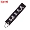 BEFORE FLIGHT Keychain Launch Key chains for Motorcycles and Cars Black Tag Embroidery Fobs242Y