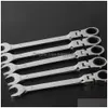 Tool Box Combination Ratchet Wrench With Flexible Head Dual-Purpose Set. Car Hand Tools Drop Delivery Office School Business Industria Dhkzi