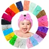 23 kleuren babyhoofdbanden 6 inch snoepkleur strikken haarband kinderen meisjes elastische hoofdband festivalaccessoires geschenken