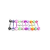 Tongue Rings Lot100Pcs Body Jewelry Ring Bells Nipple 14G1.6Mmx16Mmx6Mm Candy Colors Straight Bar Piercing Drop Delivery Dhgarden Dh09K