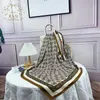 12% de réduction Beau brocart grand nouveau châle de protection solaire femme simulation foulard en soie diffusion en direct