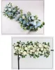 50/100 cm DIY Wedding Artificial Rose Flower Row aranżacja ścianowa