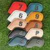 Other Golf Products Golf Woods Headcovers Covers For Driver Fairway Putter 135UT Clubs Set Heads PU Leather Unisex Simple golf iron head cover 230915