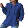 Sweat-shirt à capuche pour femmes, européen et américain, décontracté, Jacquard, poche plaquée, grande taille, ample, fermeture éclair, collection automne-hiver 2023