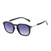 Óculos de sol de designer de moda Homens clássico atitude de luxo Metal moldura quadrada Popular High-End retro avant-garde ao ar livre uv 400 óculos de sol de proteção