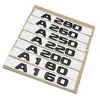 1Set Asian Black A220 A280 A Trunk BACOW BOOT Emblem Logo Badge Number Letters For Mercedes Benz A-Class A160 A180 A200 A250 A260289W