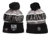 Kraken Beanies Cap Wool Ware Warm Sport Knit Hat Hockey North American Team Striped Sideline USA College Cuffed Pom Hats Men Women A1