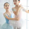 Sahne Giyim Balesi Tutu Jimnastik Mayo Terjek Dans Edecek Elbise Kızlar Dans Kostümleri Balerin Performansı