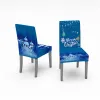 Julmatsalstol Täck Big Elastic Seat Chair täcker Office Stol Slipcovers Restaurant Banket Hotel Home Decoration 917