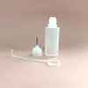 Empty Plastic Bottle 5ml 10ml 15ml 20ml 30ml Droppers Bottle With Needle Cap For Vapor E Liquid Metal Tips Mcoun