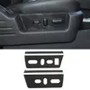 Autocollants décoratifs en Fiber de carbone ABS pour réglage du siège avant, pour Ford F150 Raptor 2009 – 2014, accessoires d'intérieur de voiture 290d