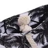 Evening Bags Canvas Shopping Bag Shoulder Eco-Friendly Portable Handbags Coconut Tree Print Storage Grocery Fast Drop Tote