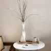 Vasi Vaso in ceramica nordica in bianco e nero Testa di albero a forma strana Spirale Soggiorno Ornamenti da tavolo Decorazione della casa