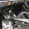 Para audi a6 c7 2012-2018 adesivos de carro autoadesivos 3d 5d fibra de carbono vinil adesivos de carro e decalques estilo do carro acessórios2992