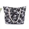 Evening Bags Canvas Shopping Bag Shoulder Eco-Friendly Portable Handbags Coconut Tree Print Storage Grocery Fast Drop Tote