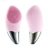 Épurateurs de visage électriques Mini brosse de nettoyage du visage électrique nettoyeur de visage en silicone à ultrasons nettoyage en profondeur des pores masseur de peau dispositif de brosse de nettoyage du visage L2030920