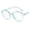 Okulary przeciwsłoneczne doisyer moda dorosłych okularów przeciwblaskich okrągłe rama retro całkowicie mecz przezroczysty kolor galaretki