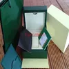 Topp Luxury Mens for Watch trälåda Original Inner Ytter Woman's Watches Boxes Papers Present Bag Men armbandsur Box310h