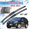 Para KIA Sorento XM 2010 2011 2012 2013 2014 R accesorios limpiaparabrisas delantero de coche cuchilla cepillos cortador U J Hook197e