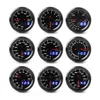 2 52mm 7 Färger LED Dual Display Boost Water Oil Temp Oljetryck Voltmeter Luftbränsleförhållande EGT TACHOMETER Bilmätare CAR311T