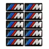 100 stks Tec Sport Wiel Badge 3D Emblem Sticker Decals Logo Voor BMW M Serie M1 M3 M5 M6 X1 x3 X5 X6 E34 E36 E6 auto styling sticker283b