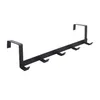 Hooks Rails Over The Door 5 Home Bathroom Organizer Holder Rack Clothes Coat Hat Towel Hanger Kitchen Accessories Drop Delivery Ga Dhgys