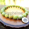 MG0692 Natural A Grade African Yellow Jade Bracelet Natural Gemstone Chakra Mala Bracelet Trendy Women's Yoga Mala Bracelet271s