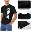 Regatas masculinas Airbus A380 Camiseta personalizada camisetas Projete sua própria edição camisa masculina casual elegante 230915