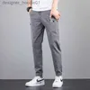 Men's Jeans Fashion Men's Pants Casual Summer Thin Style Street Wear Loose-Fitting 2022 New Trendy Versatile Overalls Harlan Long L230916