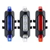 Barre luminose Luci da lavoro USB ricaricabile per bici Coda a LED Sicurezza per bicicletta Avvertimento per ciclismo Lampada posteriore Accessori Consegna di goccia Mobile Dhxx0